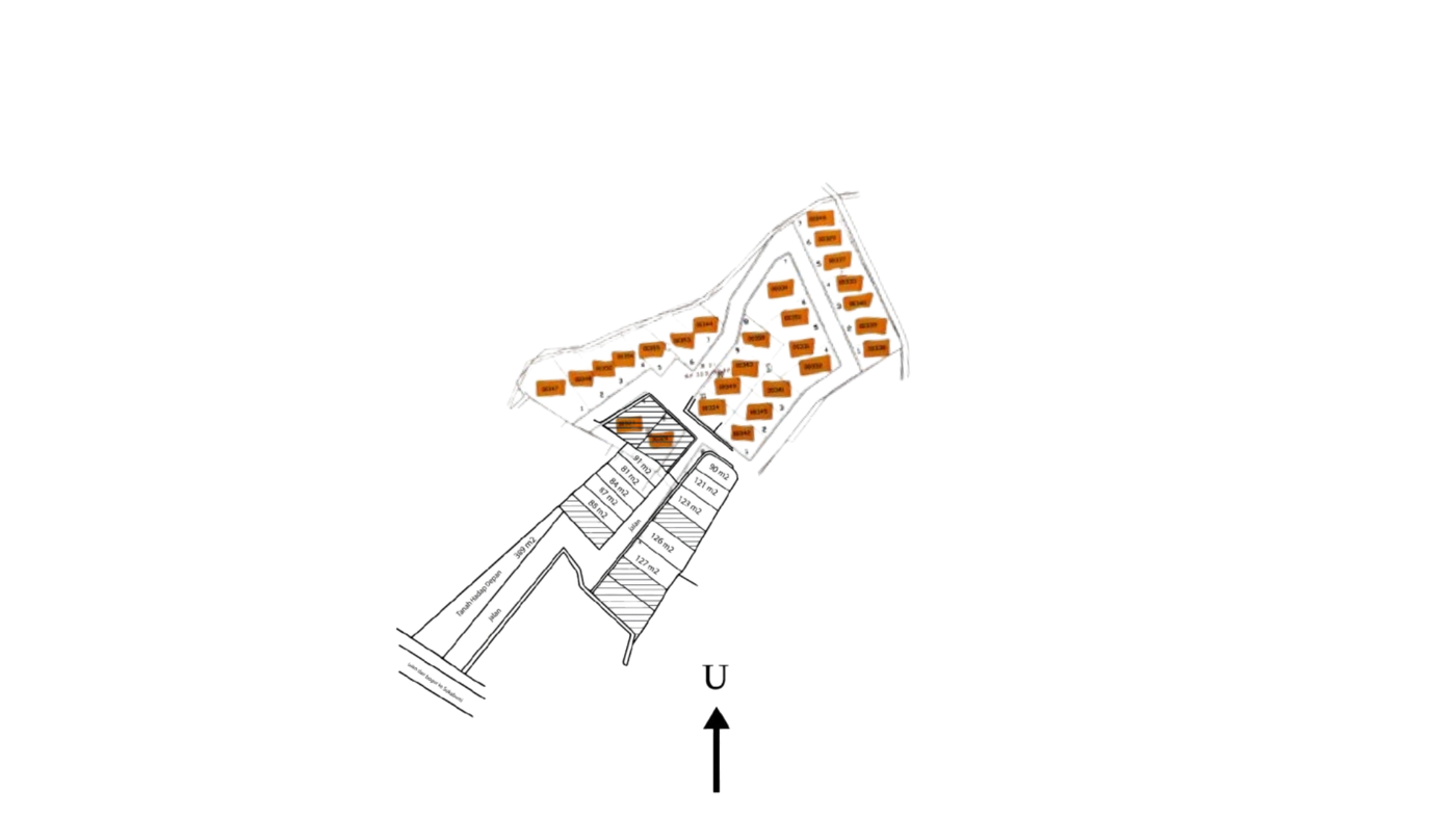 Site plan / denah kavling Panorama Residence
